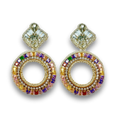 RAINBOW ROUNDS EARRINGS