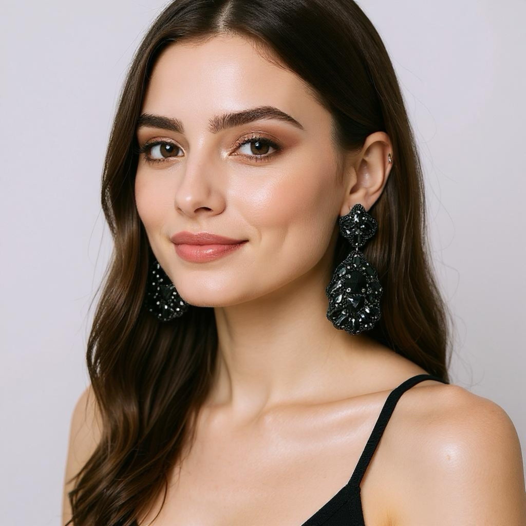 Black earring