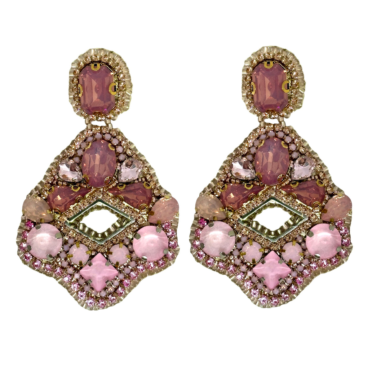 Poma rosa earrings