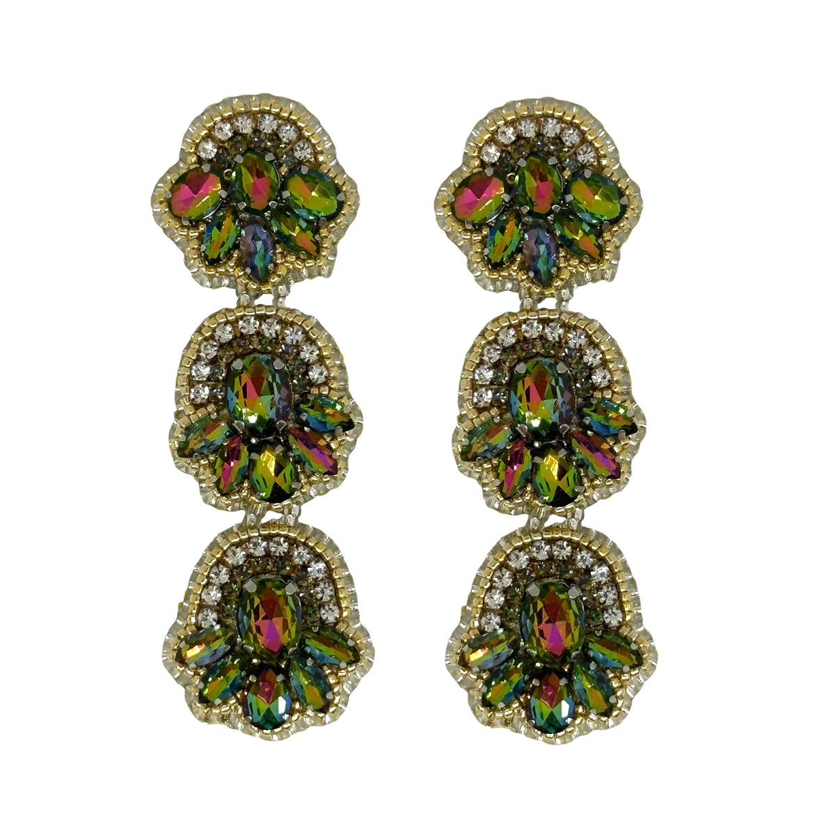 Amber earrings